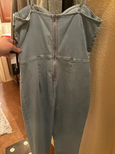 Denim Jump Suit Size M