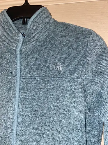 The North Face Blue Fleece Zip-up Jacket
