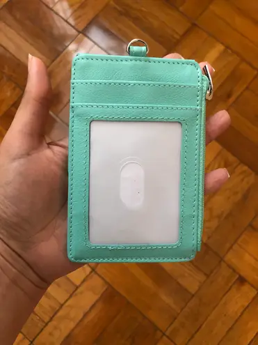 Mint Lanyard Wallet Multiple