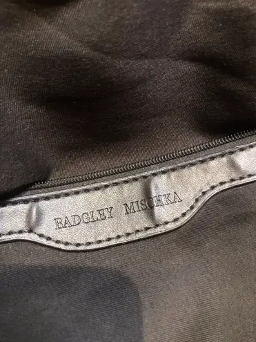 Badgley Mischka Medium Quilted Studded Satchel