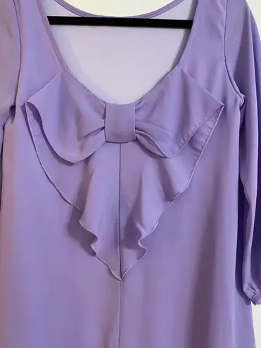 The Blue Door Collection Purple Mini Dress