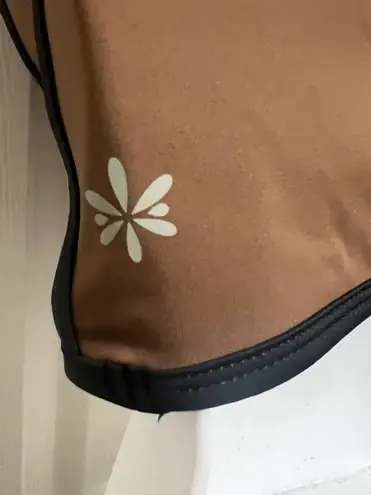 Move With You Mocha Padded Sports Bra Tank Top Brown