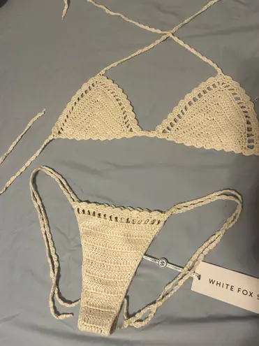 White Fox Boutique White Fox Crochet Boutique Set - Image 2