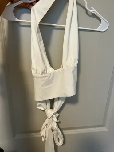 Princess Polly White Silk Top