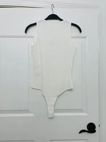 TCEC | NWOT | Sleeveless Cutout Bodysuit | S | White | CT7673