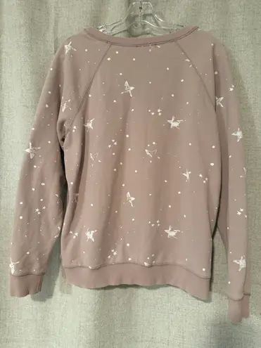 OVI | Cream Crew Neck Sweater with Star Pattern | L