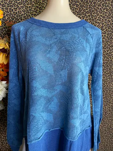 Doe & Rae ✅3/$30✅ NWT Teal/Blue Two Tone Long Sleeved Top | MEDIUM |