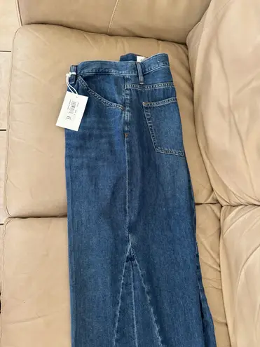Frame Le Baggy Palazzo Wide Leg Jeans in Bryce. Size 31. MSRP $288