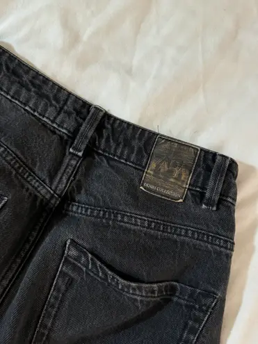 ZARA Black Straight Leg Jeans