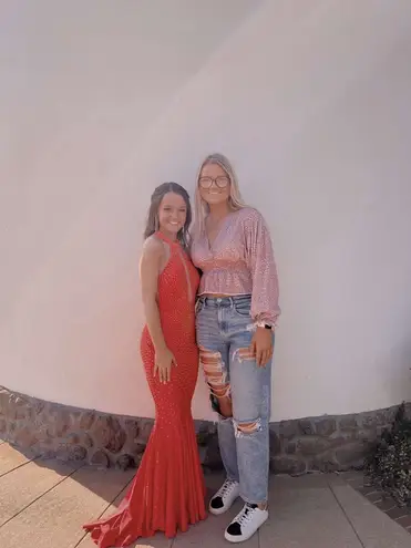 Johnathan Kayne 2037 Formal Dress: Size 00 in Melon