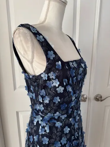 XScape Women's Printed Square-neck Sleeveless Dress. Size 6. MSRP $249