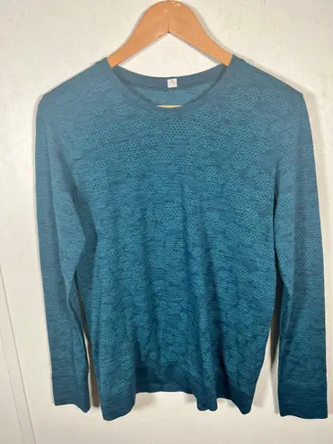 Lululemon Swifty Tech Long Sleeve Teel Color Size 8 Women