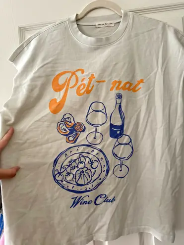urban nation Pet Nat Wine Club Oversized Graphic Tee