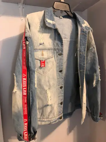 Denim Jean Jacket ! Super Cute !!! Size L
