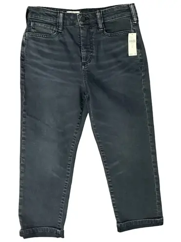 Pilcro Anthropologie Charcoal Gray High Rise Slim Crop Jeans Size 27 NEW Tags