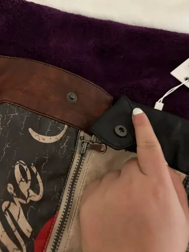 Jaded London Moto Paneled Corset Top