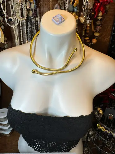 Vermeil Gold Over 925 Italy Flexible Snake Chain Necklace