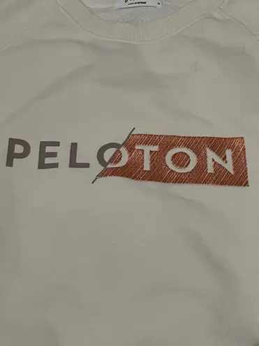 Peloton New White And Pink Sweatshirt S