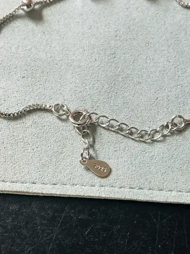 Boutique 925 square circle square bead bracelet