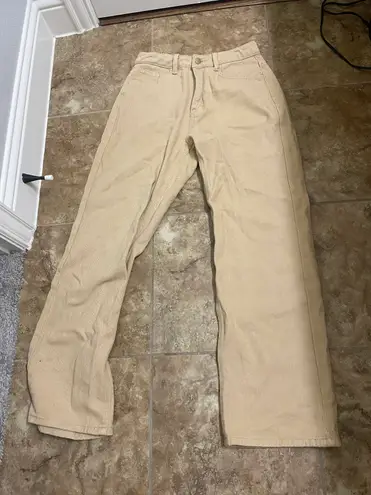 khaki jeans Tan