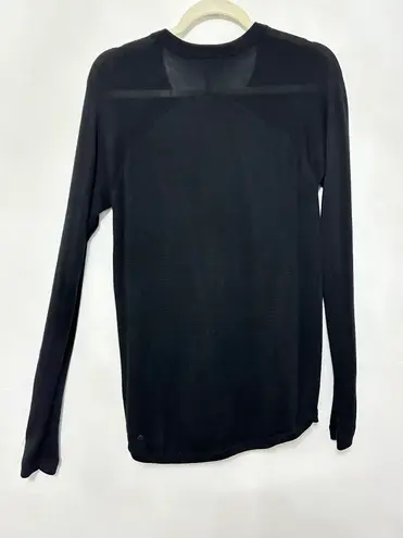 Lululemon women’s merino wool long sleeve scoopneck pullover sweater top