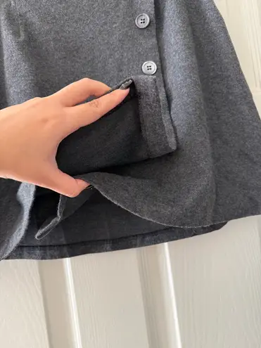 Mystic Vintage Grey Knit Mini Skirt