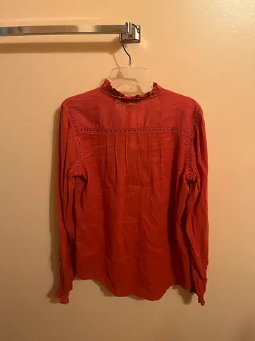 Faherty NWT  Willa Top in Carmine