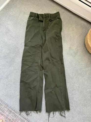 ZARA Green Jeans