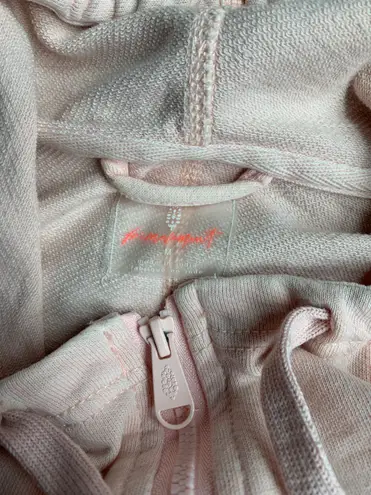 Free People Movement Only One Hoodie Pink Medium