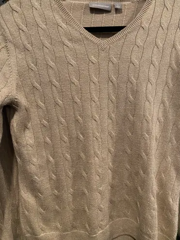 Croft & Barrow Tan Sweater Top