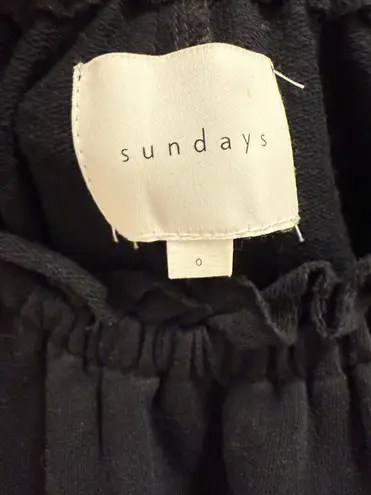 Sundays Black Sleeveless Mini Sundress