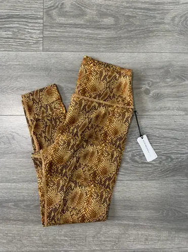 We Wore What Snakeskin High-Waist Leggings