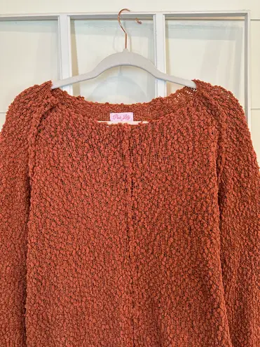 Pink Lily Popcorn Sweater