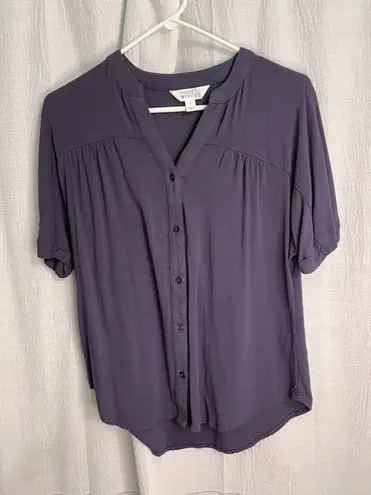 Market & Spruce blue top