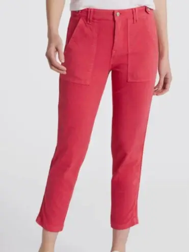 Pistola NWT  X Revolve Erin High Rise Utility Crop Straight Leg Pant In Hibiscus