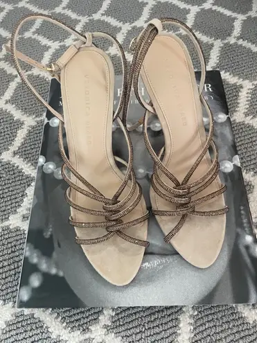 Veronica Beard ANEESHA TOPAZ STRAPPY SANDALS SIZE 8!