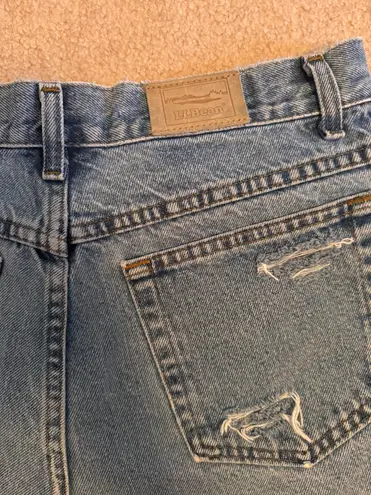 L.L.Bean Hand Distressed Jean Shorts