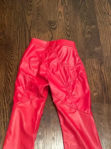 Revice Denim Red  Pants/ Venus Flared