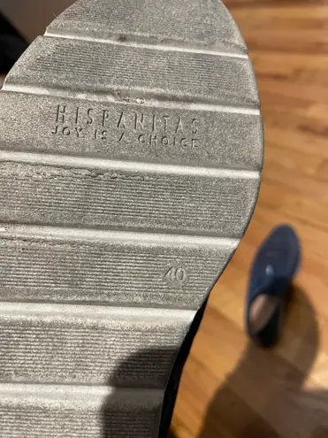 Hispanitas Laken Leather Breatheable Laser cutouts Coastal Cottage Western tie Perforated Wedges Derby Oxfords Tomboy Masc Espadrille