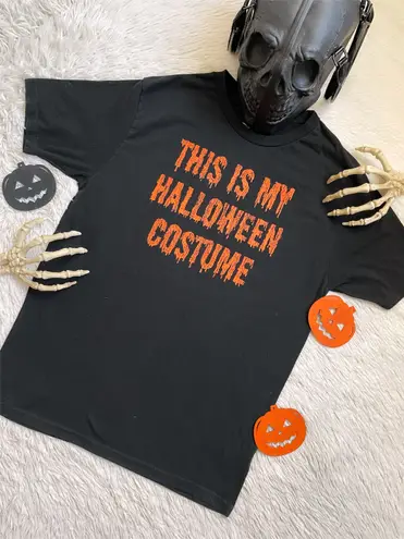 Funny This is my Halloween costume tee Black Size M