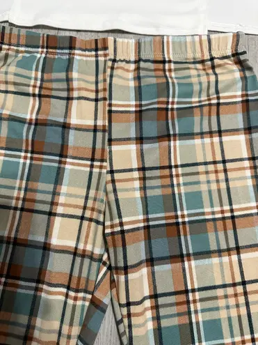 Rainbow Mint Green Plaid Two Piece Outfit