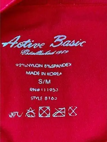 Active Basic s Red Seamless Shaping Tube Top