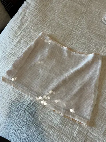 superdown  Liliana Mini Skirt in Ivory - Image 2