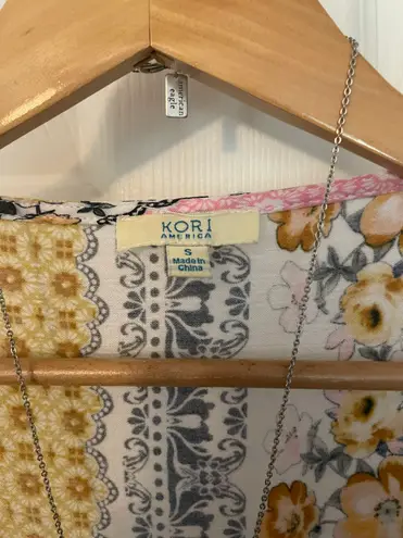 Kori Floral Lace Bell Sleeve Tunic Dress