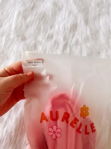 Aurelle Swim NWT Pink Bellini Bikini Bottoms