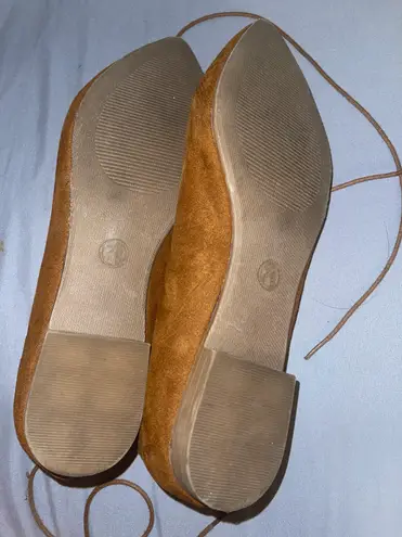 Target Suede Tan Flats 