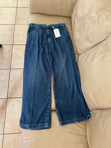 Frame Le Baggy Palazzo Wide Leg Jeans in Bryce. Size 31. MSRP $288