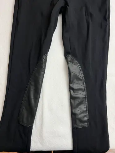 Ralph Lauren Lauren  Ponte Riding Black Leggings