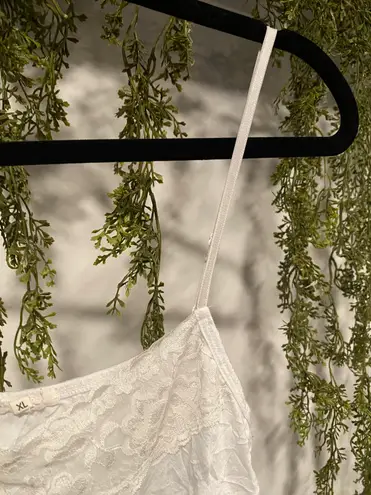 White Lace Tank Top Size XL