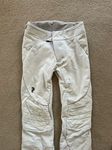 Peak Performance White Flare Ski Snow Pants